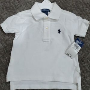 Polo Ralph Lauren 9M Infant White Polo Shirt